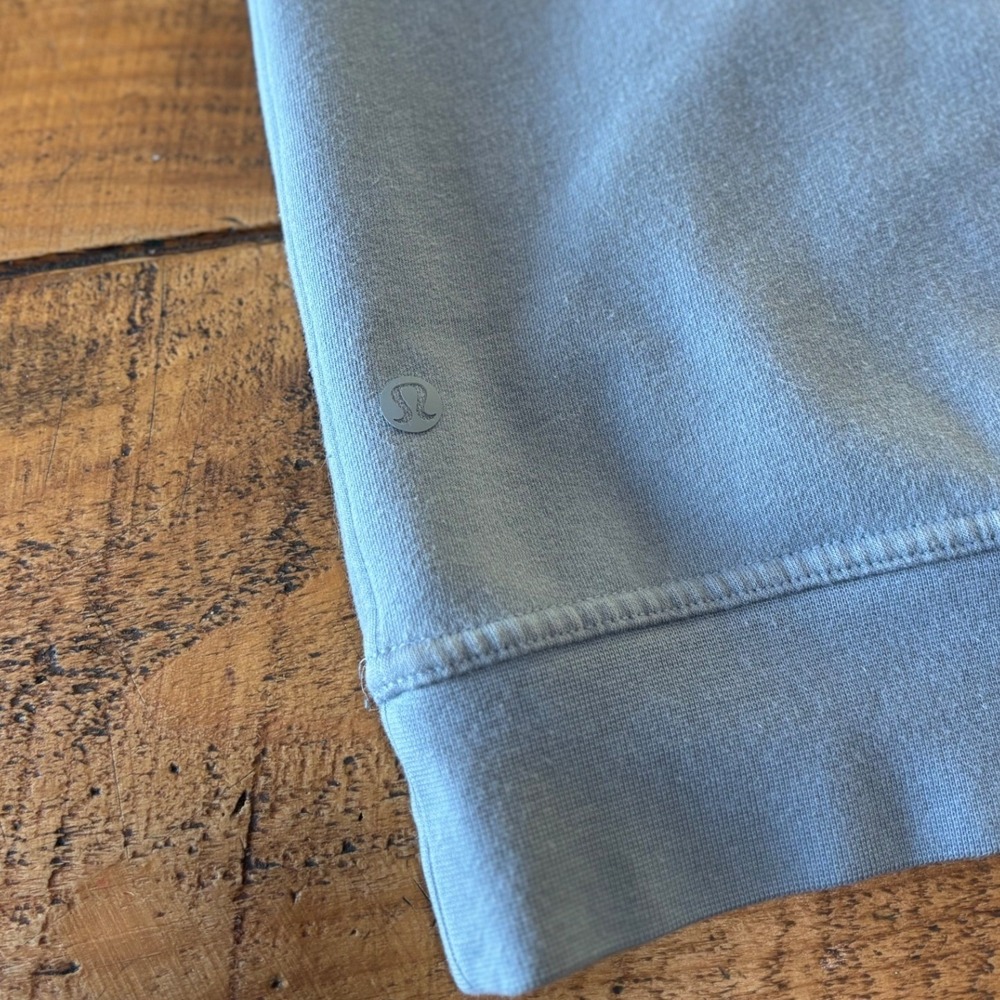 Lululemon Womens All Yours Graphic Hoodie Light Blue Hooded Soft Pocket Size 12 - Picture 12 of 12